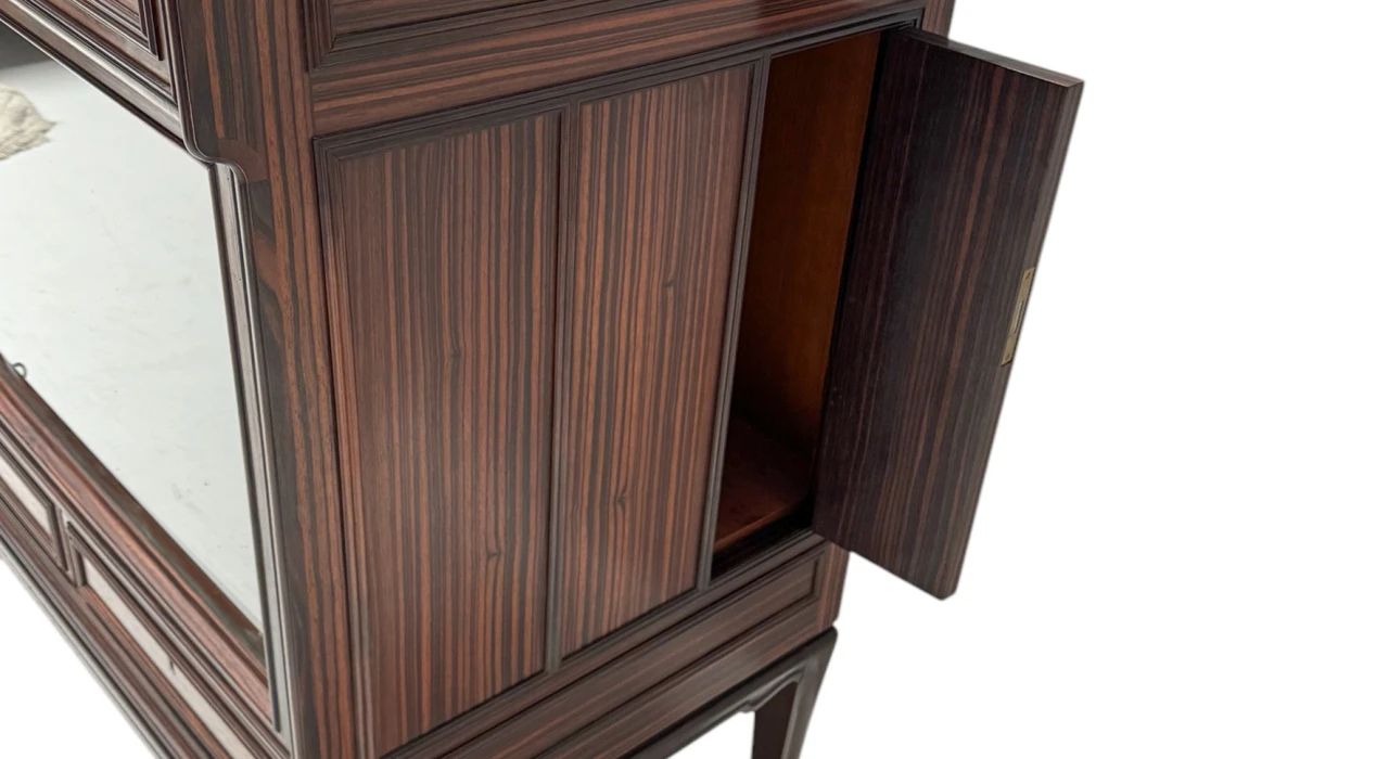 Art Deco Amsterdamse School Vitrine or display cabinet by Napoleon Le Grand